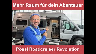 Das größte PösslModell mit maximalem Platz  Roadcruiser Revolution  Der König der Kastenwagen [upl. by Hitt]