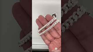 6mm Diamond Cut Cuban Link Chain in Sterling Silver [upl. by Chrysa]