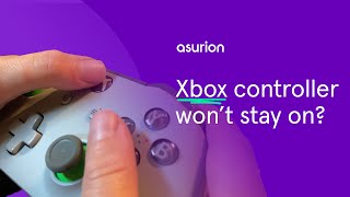 Xbox controller won’t stay on Here’s how to fix it  Asurion [upl. by Aerdied]