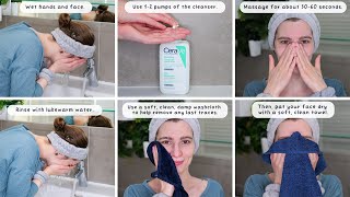 How to use CeraVe Foaming Cleanser [upl. by Tedra]