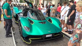 FERNANDO ALONSO Driving His NEW Aston Martin VALKYRIE through the Streets of Monaco [upl. by Koloski237]