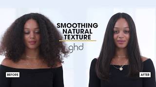 How to smooth naturally textured hair with the ghd glide✨ [upl. by Madid]