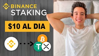 BINANCE STAKING 🔥 Como generar Ingresos Pasivos  Paso a Paso [upl. by Eugene]