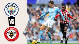 Manchester City vs Brentford  EPL 2024  PES Realistic  Highlights [upl. by Burny]