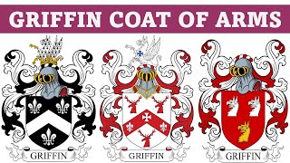 Griffin Coat of Arms amp Family Crest  Symbols Bearers History [upl. by Belvia]