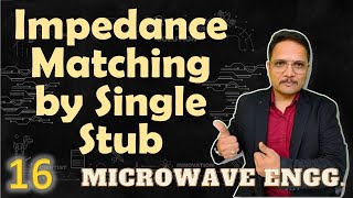 Impedance Matching in Transmission Line using Single Stub  Parameters of Transmission Line [upl. by Apeed864]