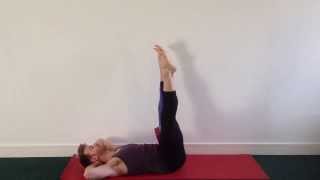 Forrest Yoga Asana  Abdominals With A Roll [upl. by Nojel721]