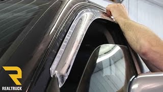 How To Install AVS Chrome Vent Visors [upl. by Ahtelra]