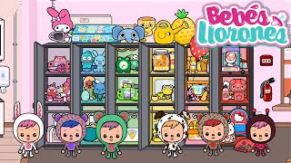 TAQUILLAS por COLORES de los BEBÉS LLORONES en Toca Boca Life World con Ruth [upl. by Bussy]