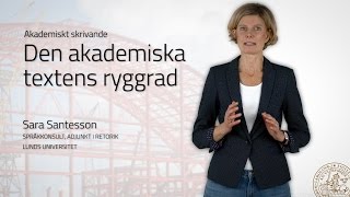 Den akademiska textens ryggrad [upl. by Melville695]