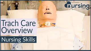 Tracheostomy Trach Care Overview Nursing Skills [upl. by Boggers]