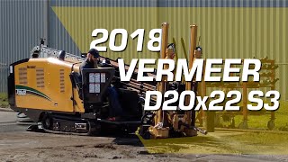 2018 VERMEER D20X22 S3 Horizontal Directional Drill [upl. by Morgan]