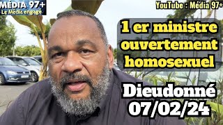 DIEUDONNÉ  Concernant Gabriel ATTAL  Un 1 er ministre OUVERTEMENT HOMOSEXUEL INTERVIEW DIEUDONNÉ [upl. by Rajiv]