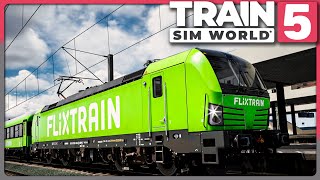 TSW5 🚄 Einsatz im Flixtrain Frankfurt Fulda  TRAIN SIM WORLD 5 [upl. by Rhoades]