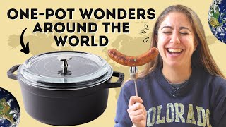 5 EASY OnePot Meals From Around The World [upl. by Secnarf]