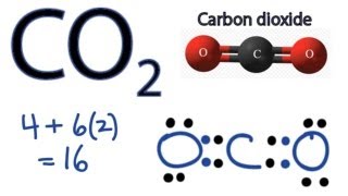 CO2 Lewis Structure  How to Draw the Dot Structure for Carbon Dioxide [upl. by Backler]