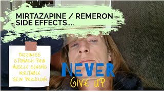 Remeron  Mirtazapine Side Effects and MASSIVE Withdrawal Side Effects [upl. by Inah]