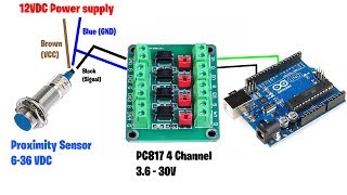 PC817 Adapter Module Optocoupler with Arduino  zonemakercom [upl. by Yarehs550]