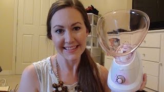 REVIEW CONAIR True Glow Face Steamer [upl. by Nostets]