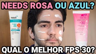 NEEDS FPS 30 ROSA OU AZUL Protetor solar facial needs antipoluição FPS 30 [upl. by Rosane777]