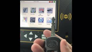 How to reset immobilizer on Toyota H Chip key with Zedfull [upl. by Hgielime778]