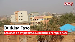 Burkina Faso  Les sites de 49 promoteurs immobiliers régularisés [upl. by Beutler]