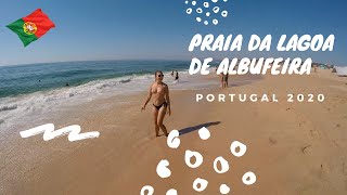 Vale a pena Conhecer Praia da Lagoa de Albufeira em Sesimbra Portugal [upl. by Eusoj315]