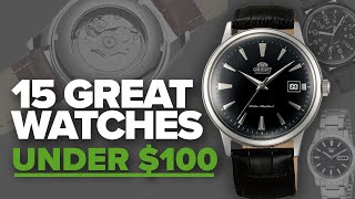 15 Great Watches Under 100 2018 [upl. by Filia611]