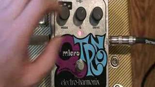 Tommy Kessler  EHX Micro QTron amp Little Big Muff Demo [upl. by Urba733]