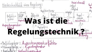 Was ist die Regelungstechnik  Grundlagen der Regelungstechnik regelungstechnik [upl. by Nonnahsal]