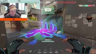 32 KILLS MVP DERKE INSANE RADIANT JETT VALORANT RANKED GAMEPLAY [upl. by Gretel299]