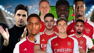 ARSENAL SQUAD DEPTH FOR 20242025 SEASON [upl. by Bazluke]