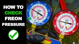 How to Check AC Freon Level [upl. by Maupin686]