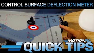 BenchCraft Control Surface Deflection Meter  Quick Tips  Motion RC [upl. by Lorilyn306]