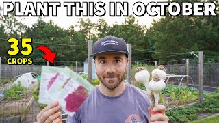 35 VEGGIES To Plant In October For A BEAUTIFUL Fall Garden [upl. by Sixele248]