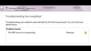 Fix Error The DNS Server Isnt Responding on Windows PC [upl. by Ailisec]