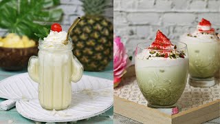 MEINE LIEBLINGSGETRÄNKE TEIL 3 ALKOHOLFREIE COCKTAILS BABY PINA COLADA  ROSE DALGONA IFTAR DRINK [upl. by Bambi]