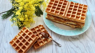 Recette Gaufres faciles  Easy Waffles Recipe [upl. by Ahseele]