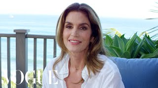 73 Questions With Cindy Crawford  Vogue [upl. by Ellertnom]