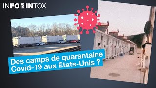 Des camps de quarantaine Covid19 aux ÉtatsUnis [upl. by Valerle]