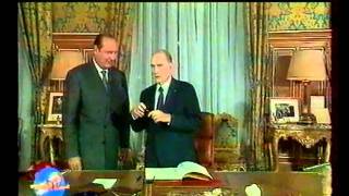 La partie de cachecache avec Chirac et Mitterrand [upl. by Alleinnad767]