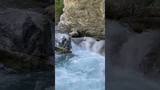 Small waterfall with small bathing pool at Bridge to Nowhere [upl. by Rexer]