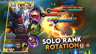 KHUFRA BEST ROTATION IN SOLO RANK 🔥 KHUFRA GAMEPLAY BEST BUILD 2024  MLBB [upl. by Adahsar]