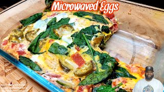 Loaded Microwaved Eggs  How To Cook Eggs In The Microwave  Keto  Low Carb  Cooking With Thatown2 [upl. by Notgnirrac688]