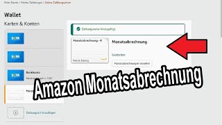 Amazon kauf auf Rechnung einstellen  Amazon Monatsabrechnung einrichten [upl. by Cir]