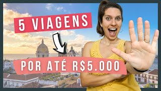 5 VIAGENS INTERNACIONAIS POR 5 MIL REAIS cada  Viaje por 7 dias ainda em 2022 e 2023 [upl. by Ylrbmik934]