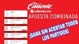 APUESTA SISTEMA  ¡Gana sin acertar todos los pronósticos  CALIENTE MX Vídeo tutorial [upl. by Waterer538]