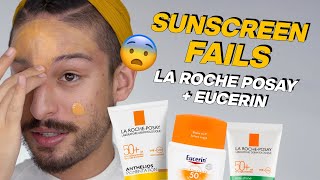 Euro Sunscreen Fails NOT Ramón Recommended feat La Roche Posay  Eucerin SPFs [upl. by Dolora643]