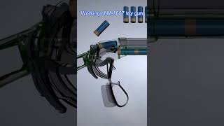 How M1887 Toy gun reload mechanism works safe toys machine [upl. by Pliske794]