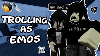 TROLLING AS EMOS IN MURDER MYSTERY 2 VOICE CHAT [upl. by Mourant]